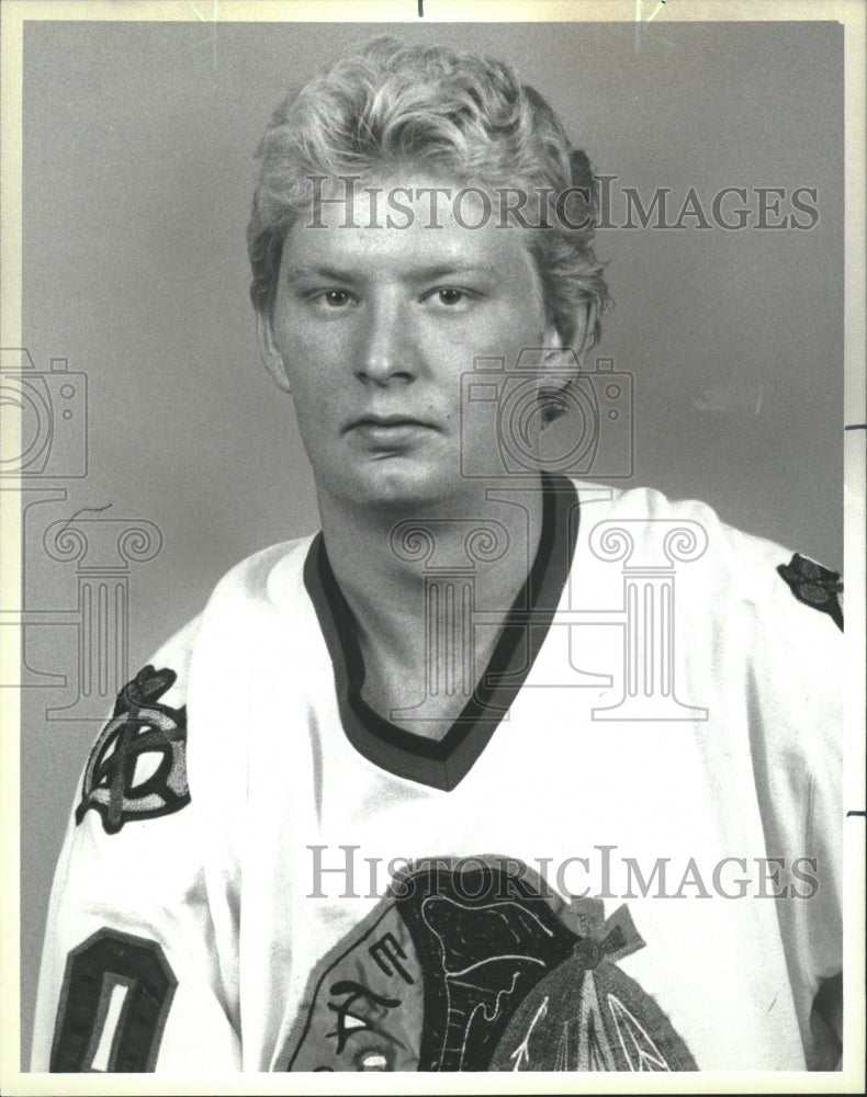 1985 Jeff Larmer Ice Hockey Player. - Historic Images