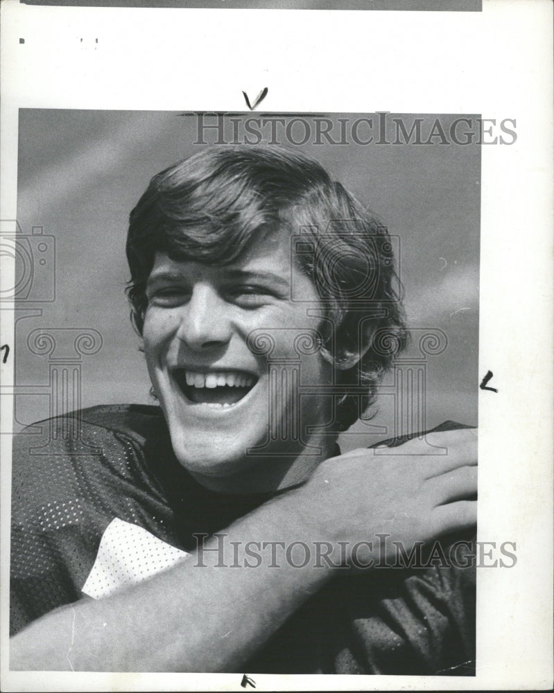 1977 Press Photo University Of Michigan QB Rich Leach - RRQ19615 - Historic Images