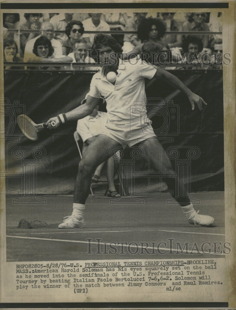 1976 Harold Soloman US Professional Tennis - Historic Images