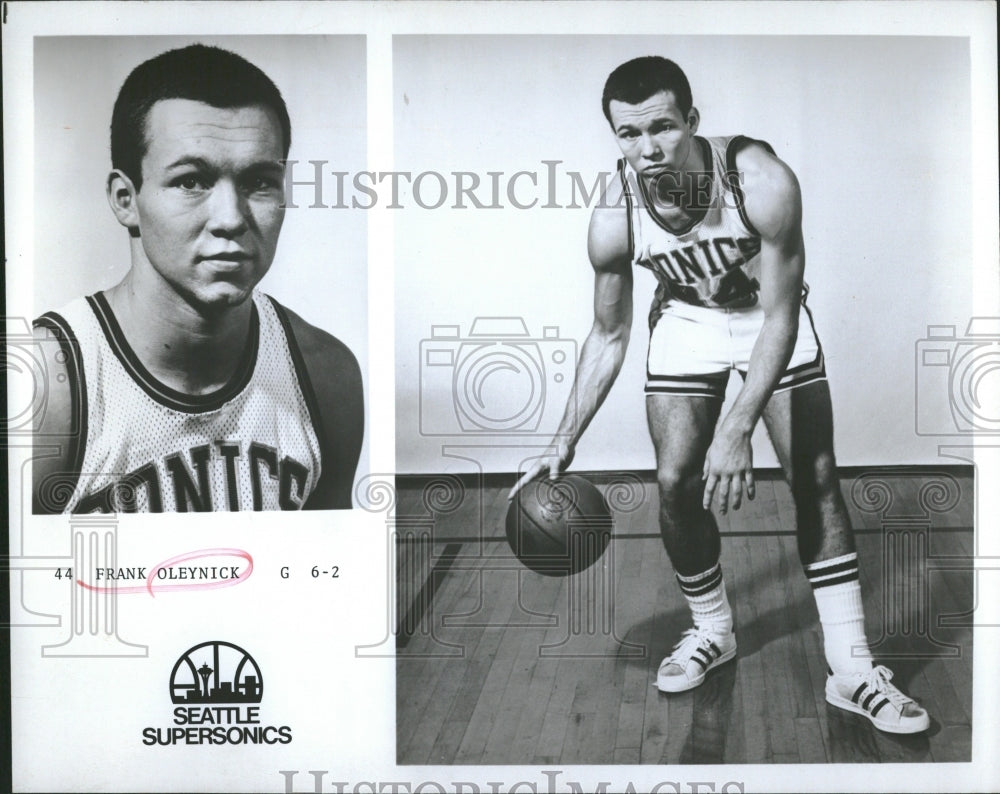 1975 Press Photo Frank Oleynick/Basketball/Supersonics - RRQ20421 - Historic Images