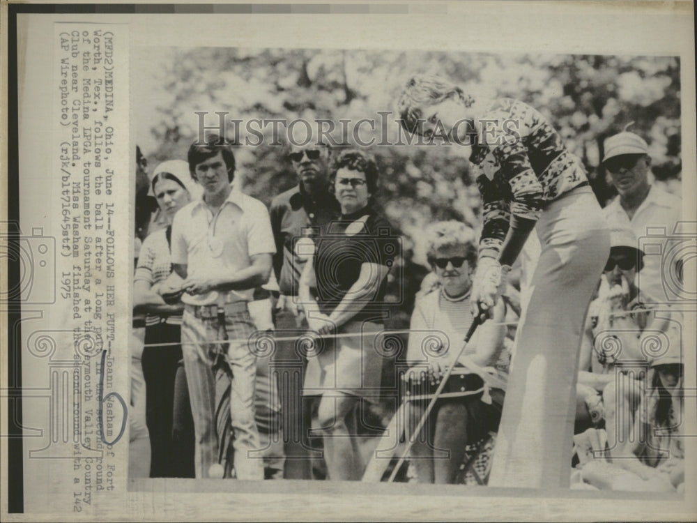 1975 Press Photo Joann Washam LPGA Tourney Ohio - RRQ21233 - Historic Images