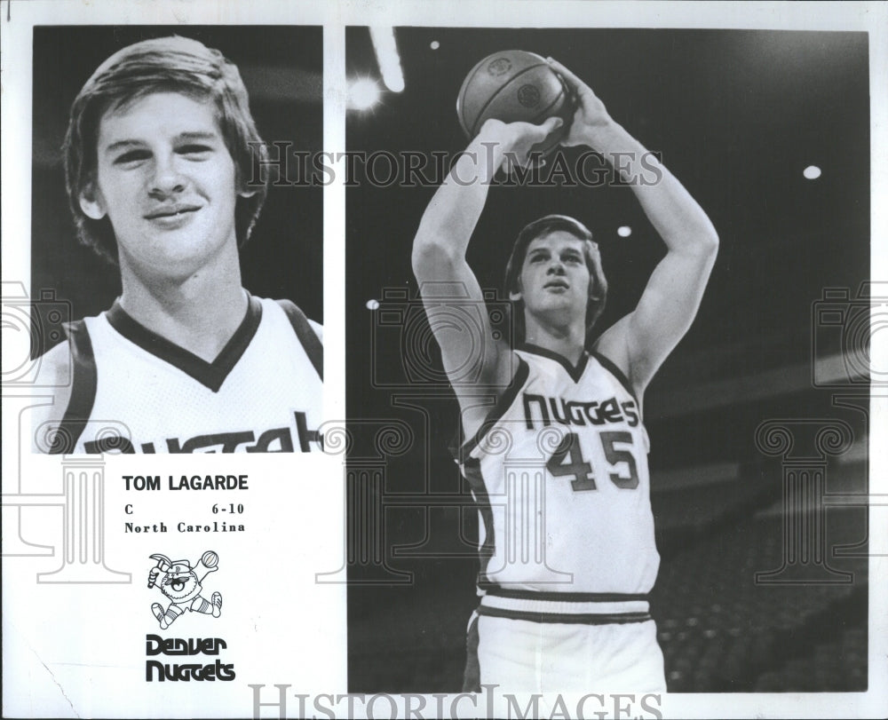 1978 Tom Lagarde Basketball Player - Historic Images