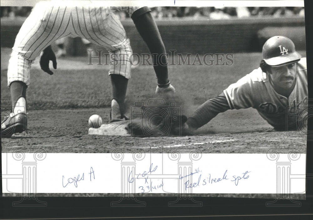 1978 Press Photo Dodgers Davet Pose Cub Potcher - RRQ23557 - Historic Images