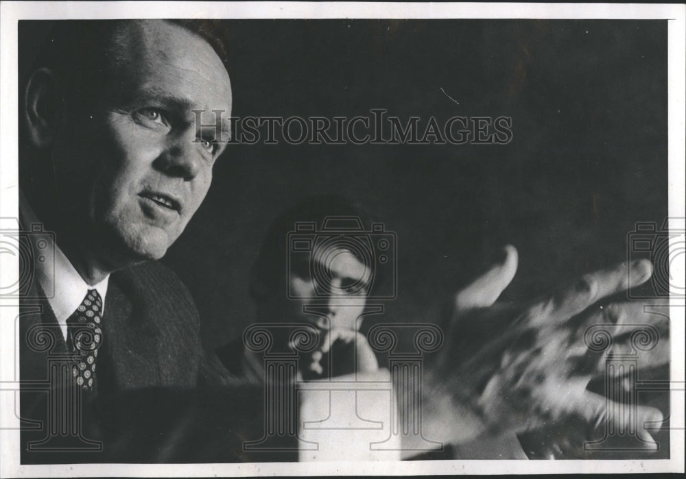 1968 Tennis Pro Jack Kramer At Conference - Historic Images