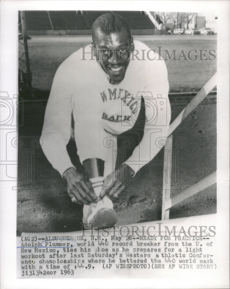 1963 Adolph Plummer Western Athletic Mexico - Historic Images