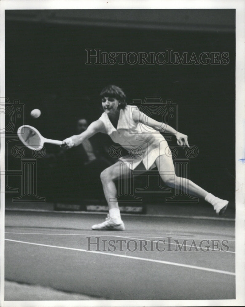 1977 Margaret Court Linky Boshoff Match-Historic Images