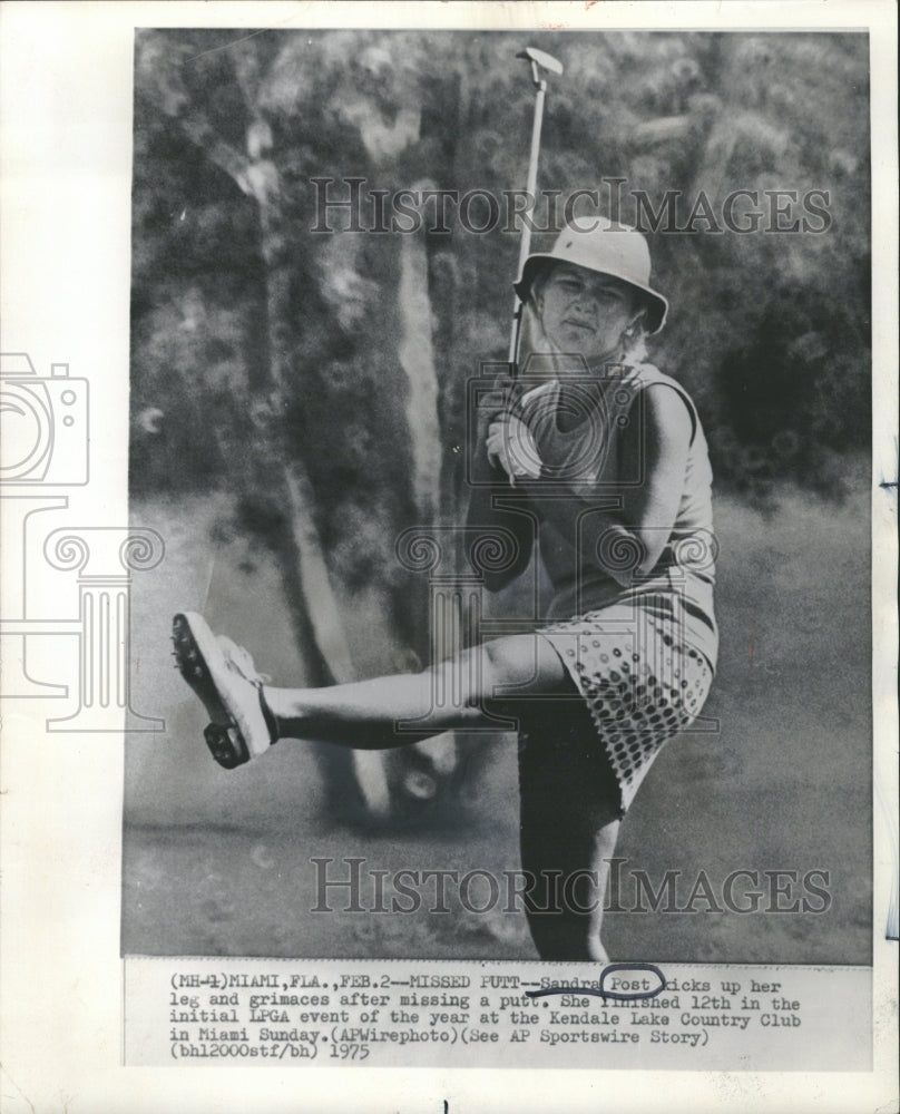 1975 Sandra Post Professional Golfer-Historic Images