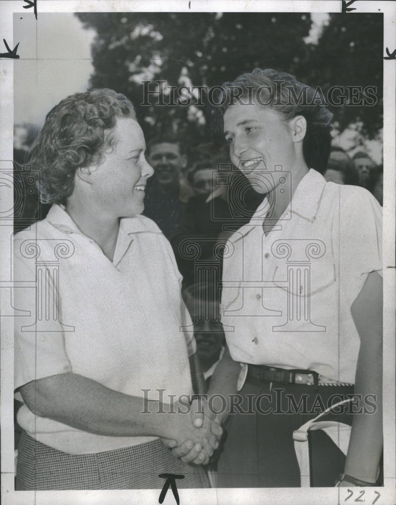 1949 Grace Lenczyk Female Golfer Press Photo - Historic Images