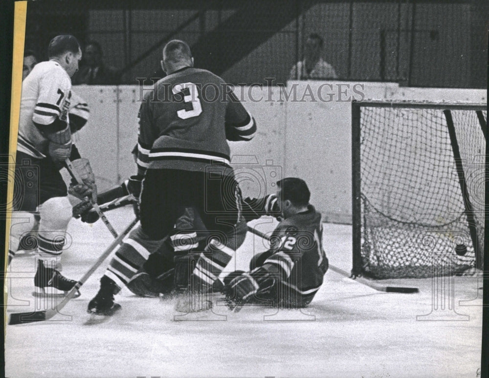 1963 Invaders captain Rudy Migay slams goal - Historic Images