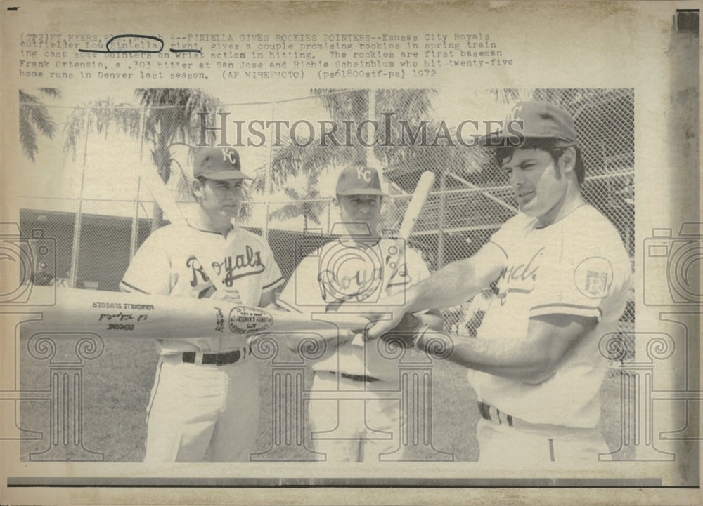 1972 Louis Victor Piniella Cincinnati Reds - Historic Images