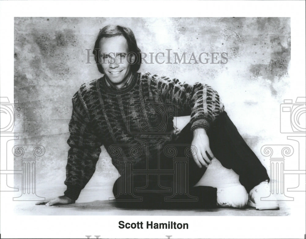 1992 Scott Hamilton Figure Skater America - Historic Images