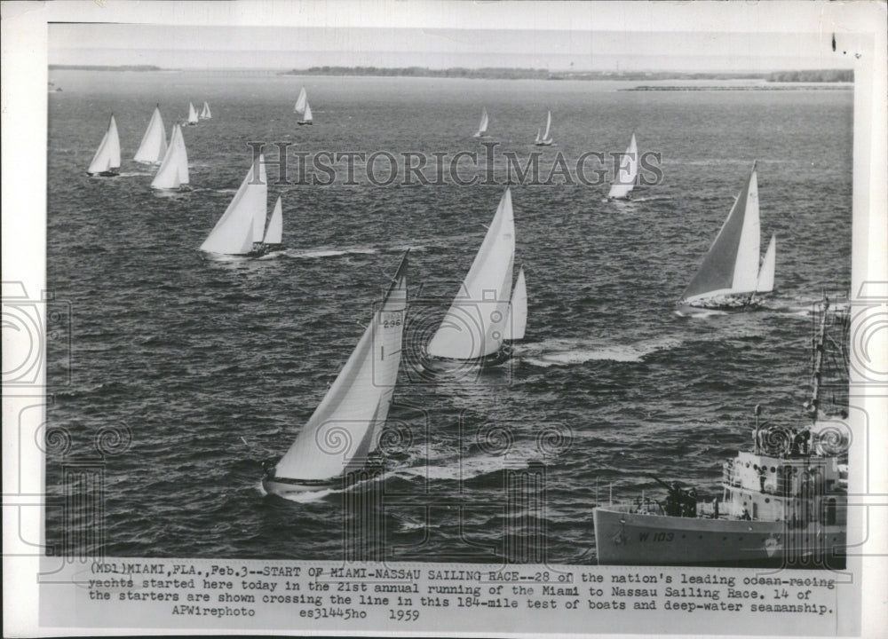 1959 Nation leading Ocean -Racing Yacths  M - Historic Images