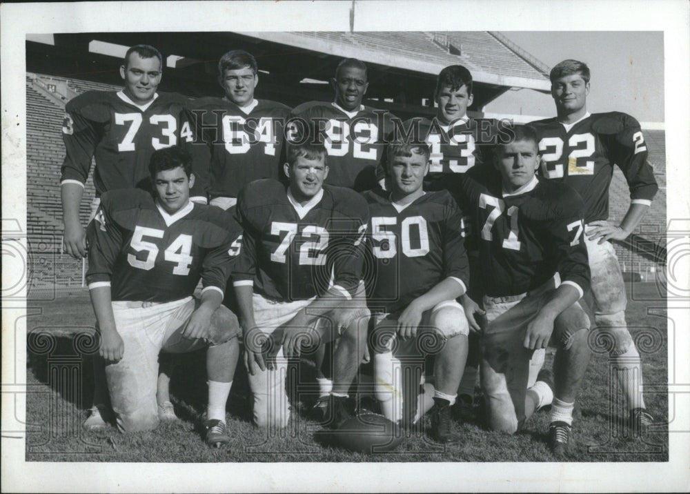 1966 Univ Wisconsin Freshmen Football Team - Historic Images