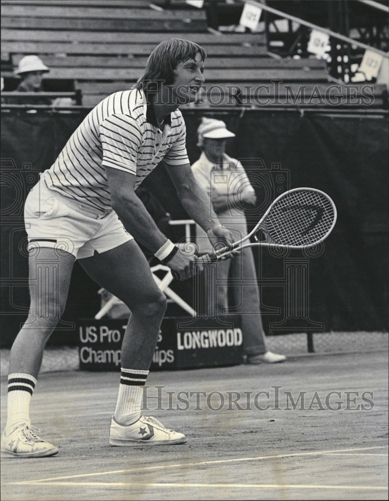 Bob Lutz Tennis Pro Action Ready - Historic Images