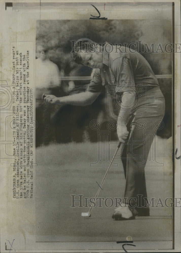 1970 Orville Moody Putt Snaps Hazeltine-Historic Images