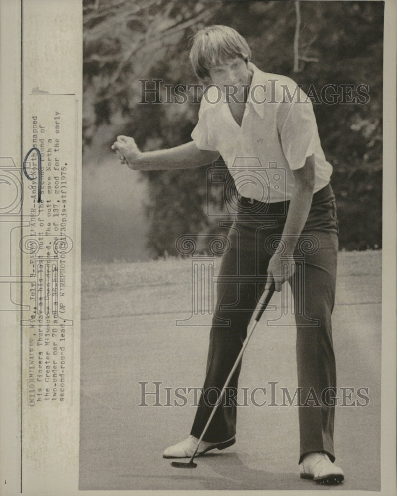 1975 Pro Golfter Andy North Milwauke Open - Historic Images