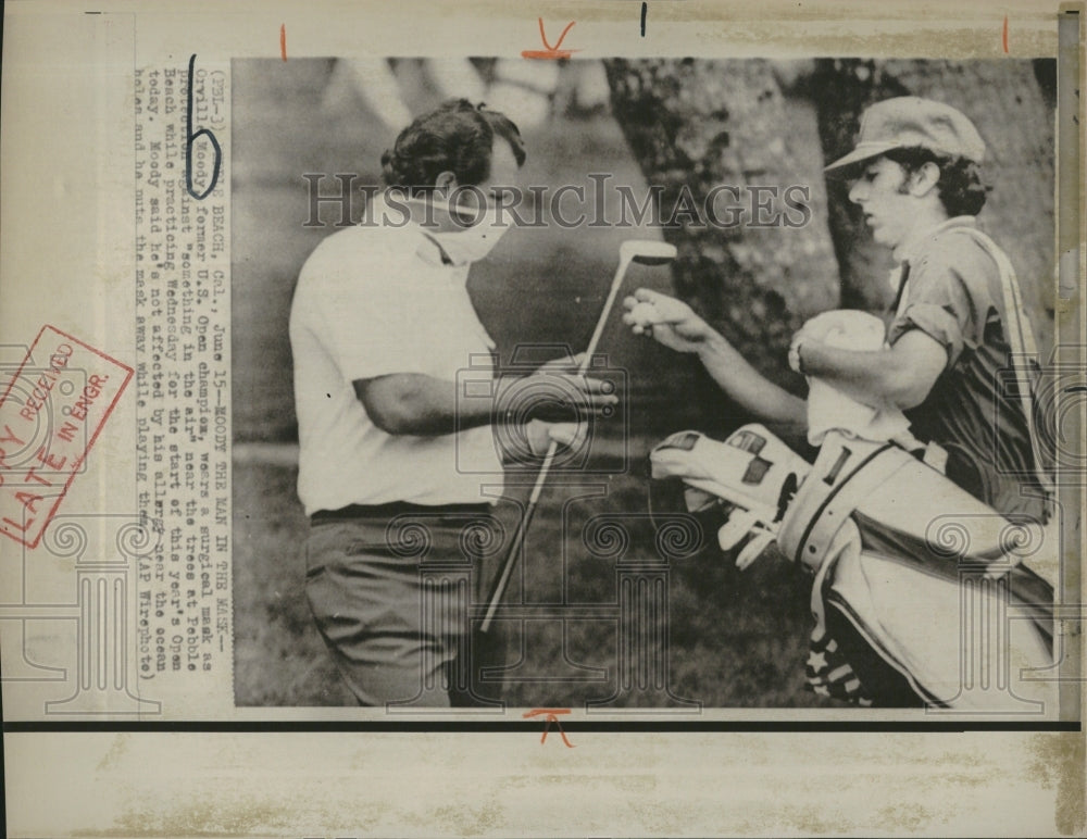 1972 Golfer Orville Moody Allergic  Trees - Historic Images