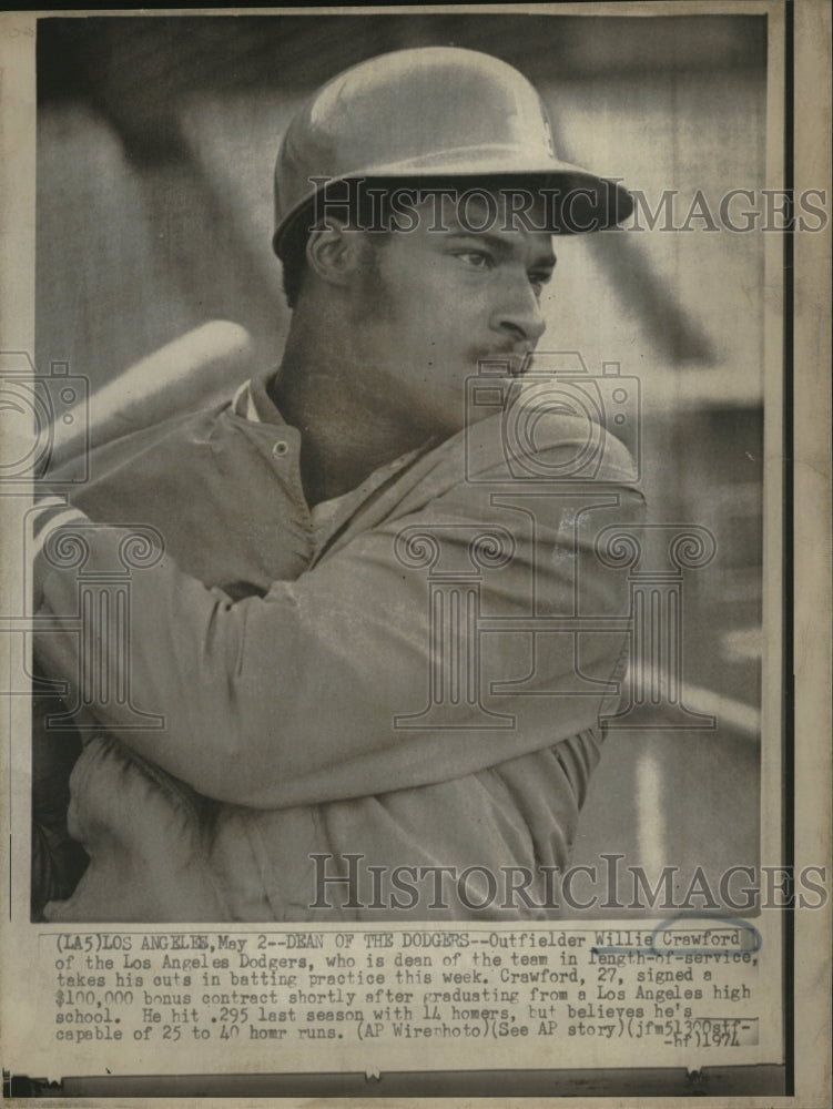 1976 Press Photo Los Angeles California Major League - RRQ35581 - Historic Images