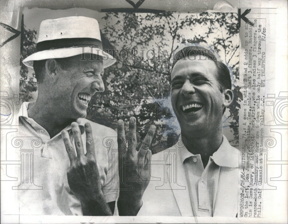 1966 Don January and Dave Marr. Golf - Historic Images