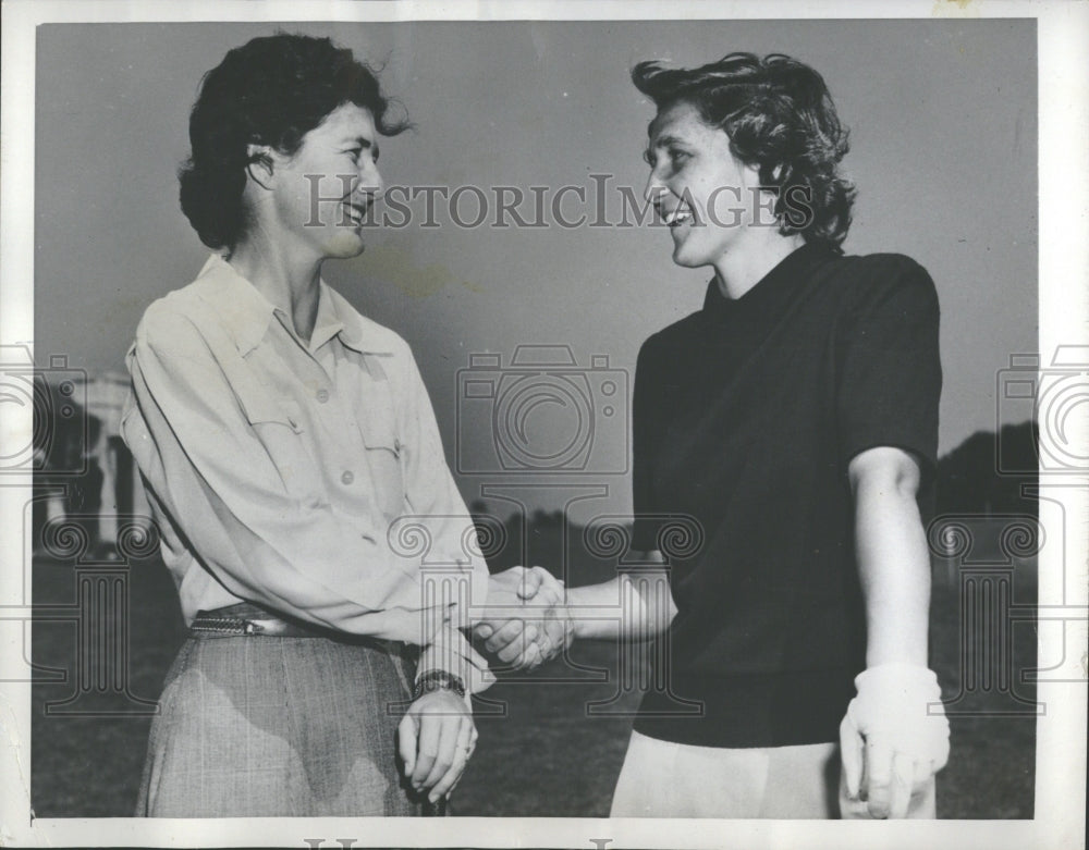 1948 Press Photo Grace Lenczyk Golfer - RRQ37617 - Historic Images