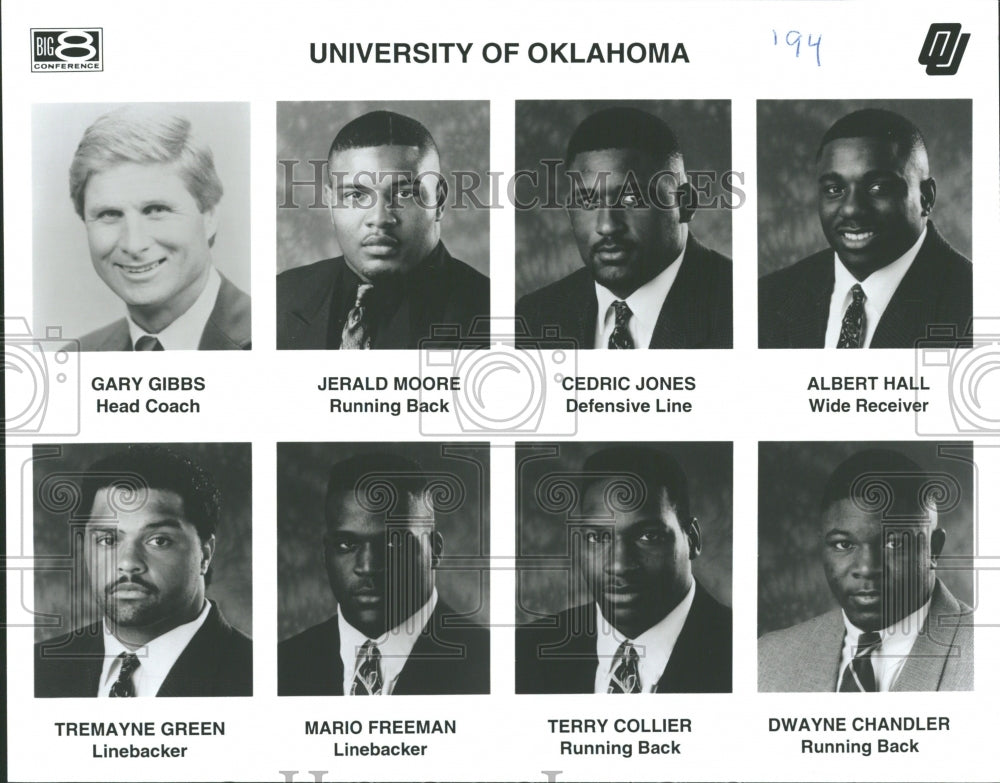 Gary Gibbs Head Coach Oklahoma University - Historic Images