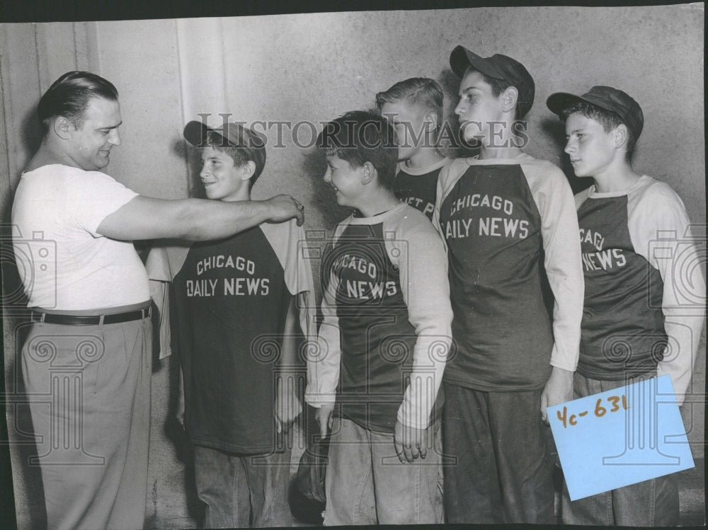 1948 Press Photo Bassemer Park South Chicago Coach Pete - RRQ37851 - Historic Images