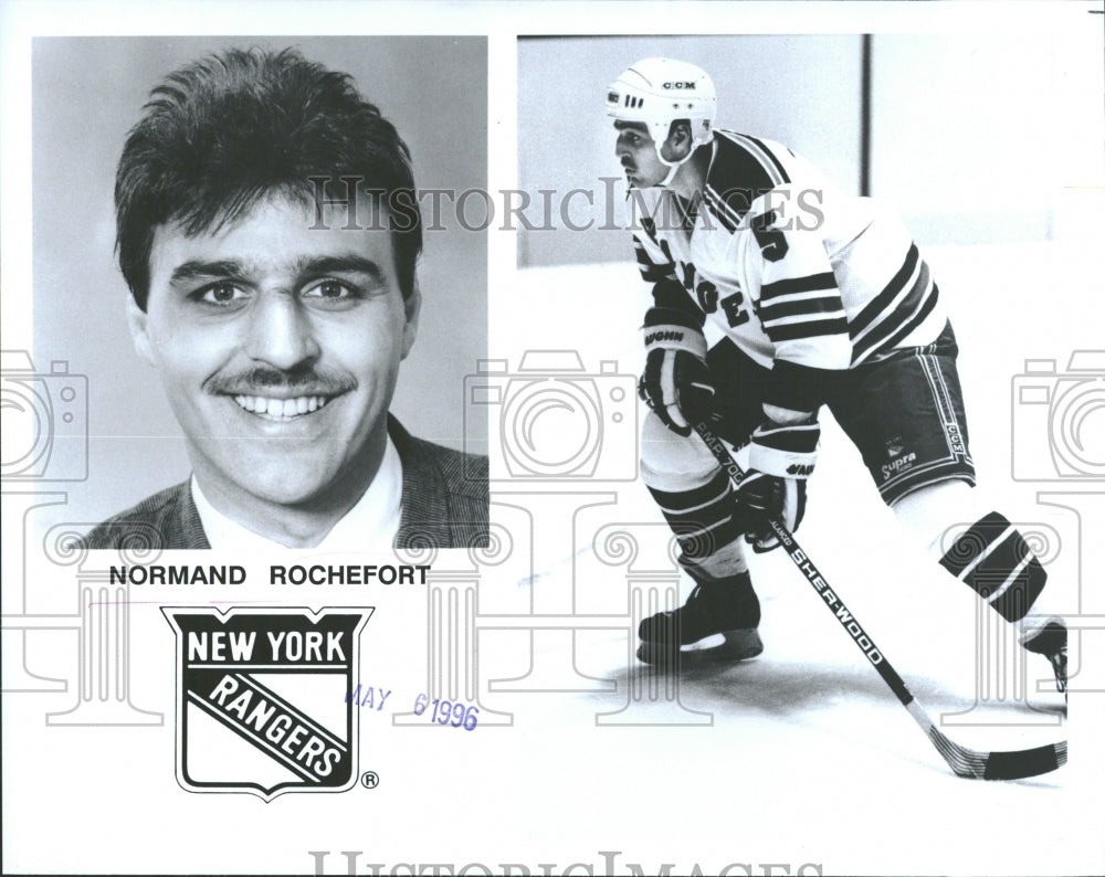 1996 Normand Rochfort New york Rangers - Historic Images