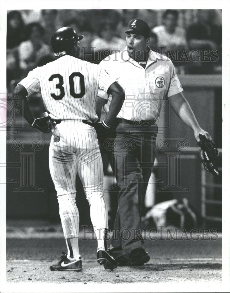 1991 Press Photo Chicago White Sox Tim Raine Greg Kosc - Historic Images