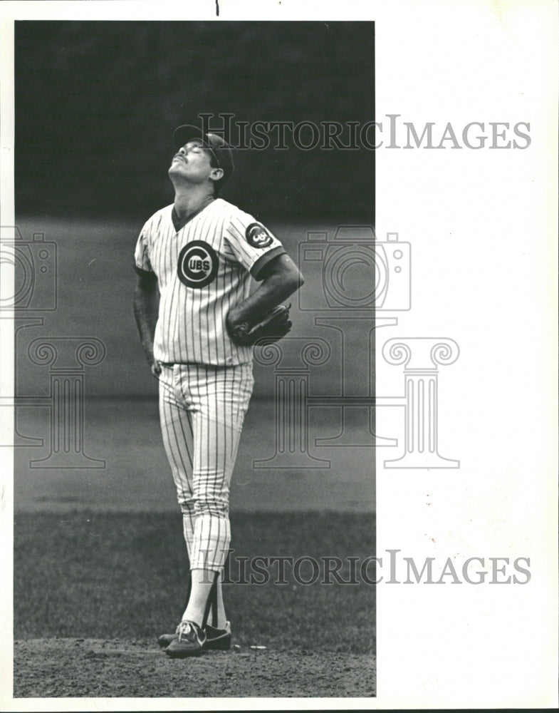 1985 Dick Ruthven Pitcher Chicago cubs - Historic Images