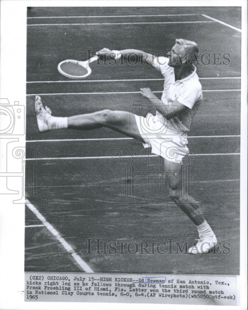 1965 Ed Newman  (Tennis)-Historic Images