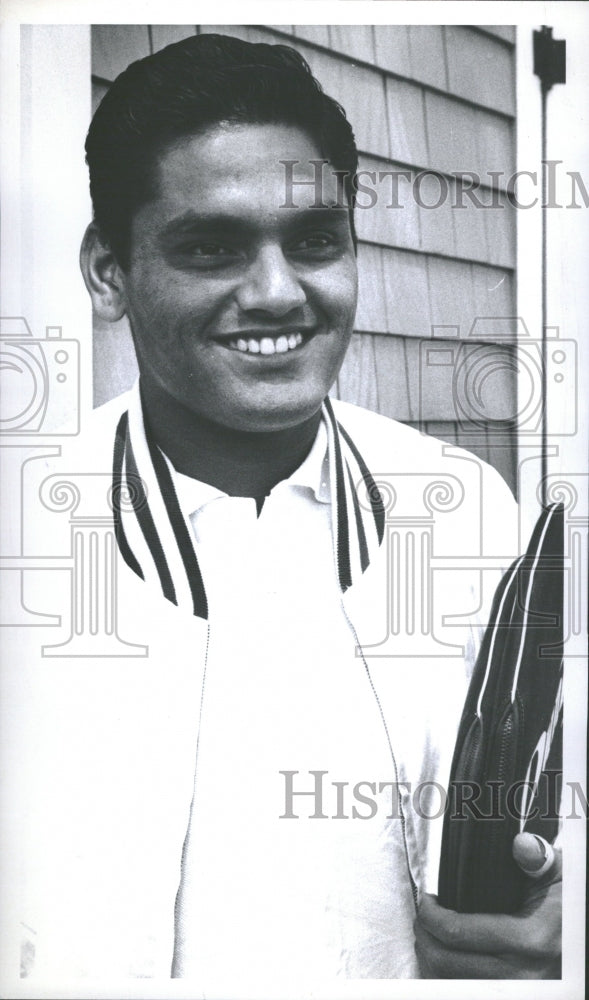 1959 Krishnan Tennis Player Off Court - Historic Images