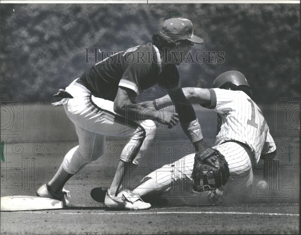 1982 Cubs Beat San Diego Ryne Sandberg Bill - Historic Images