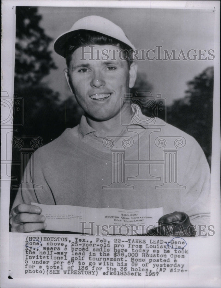 1957 GENE BONE HOUSTON GOLF TOURNAMENT - Historic Images