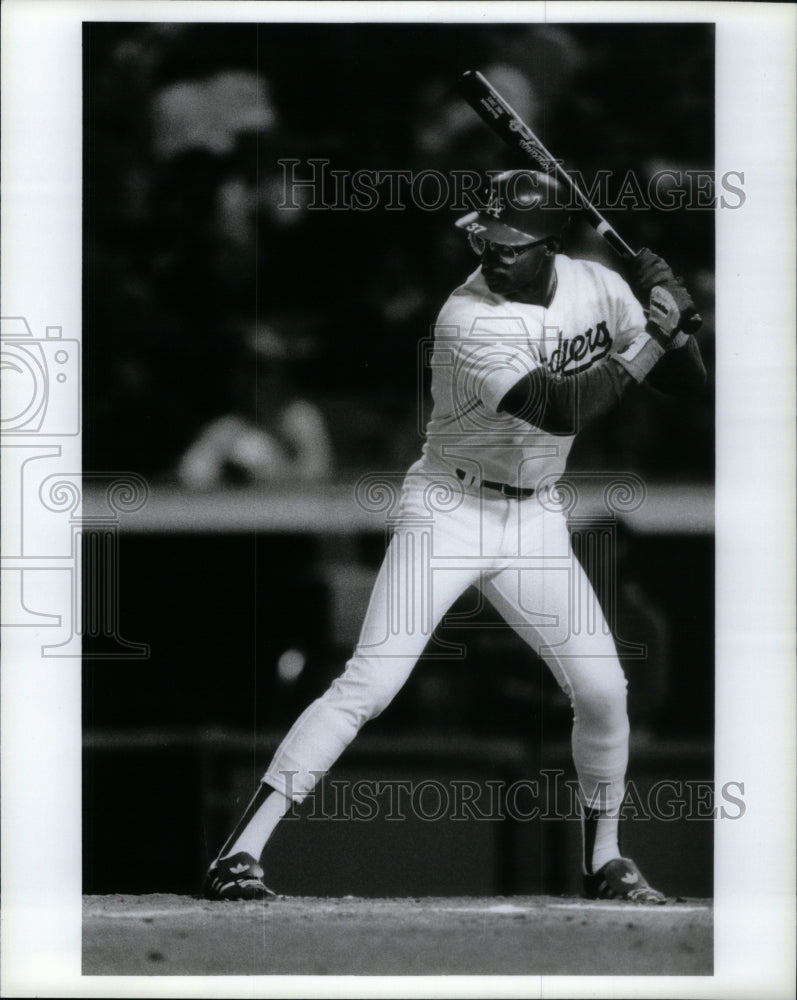1988 Mike Davis Los Angeles Dodger Baseball - Historic Images