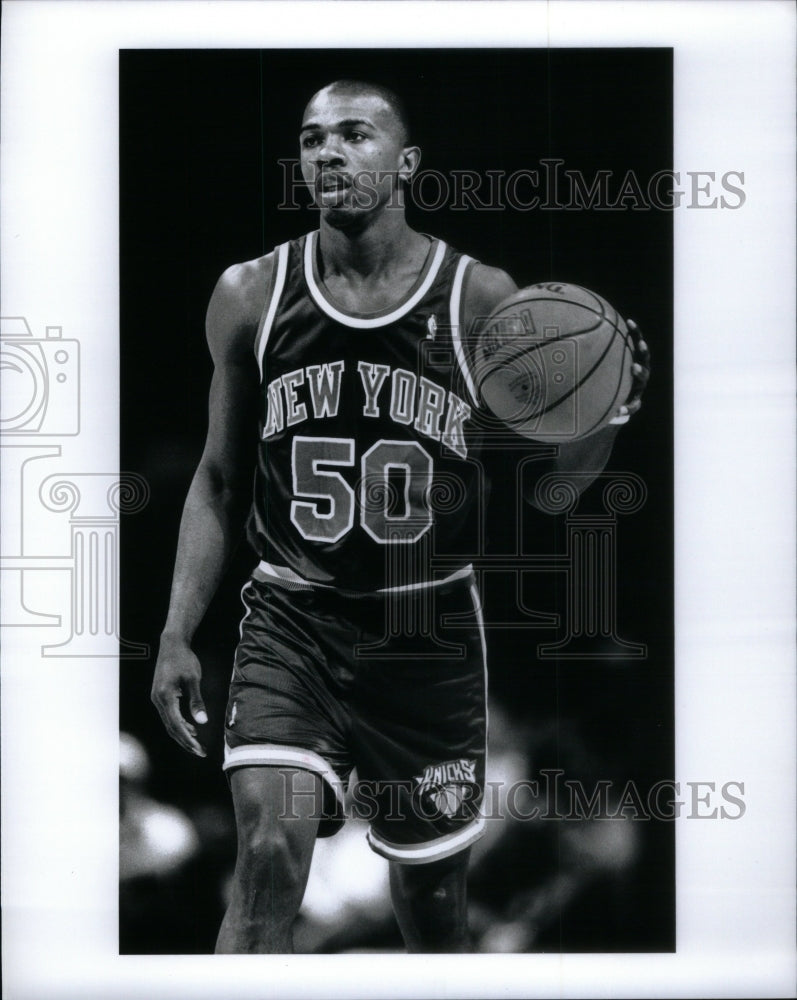 Press Photo Greg Anthony New York Knicks Basketball - RRQ43863 - Historic Images