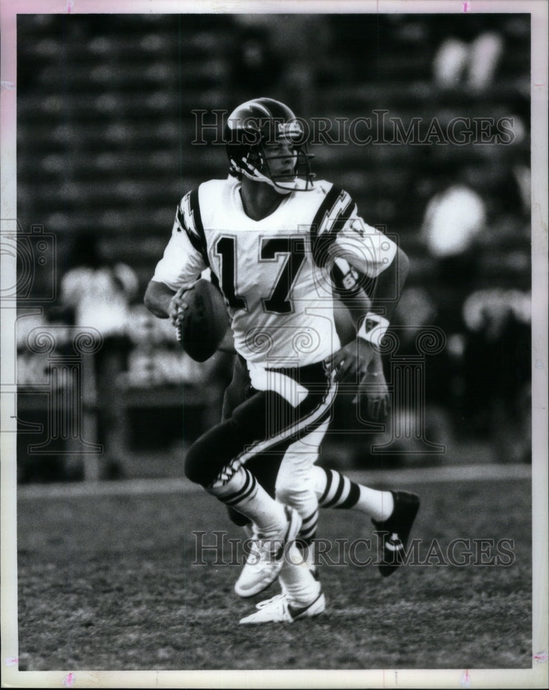 1993 John Friesz San Diego Chargers - Historic Images