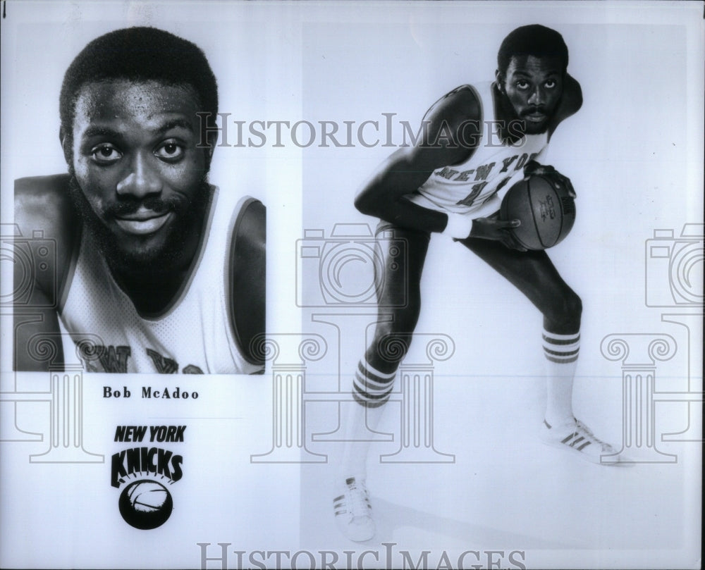 1979 Press Photo Bob McAdoo New York Kincks Basketball - Historic Images