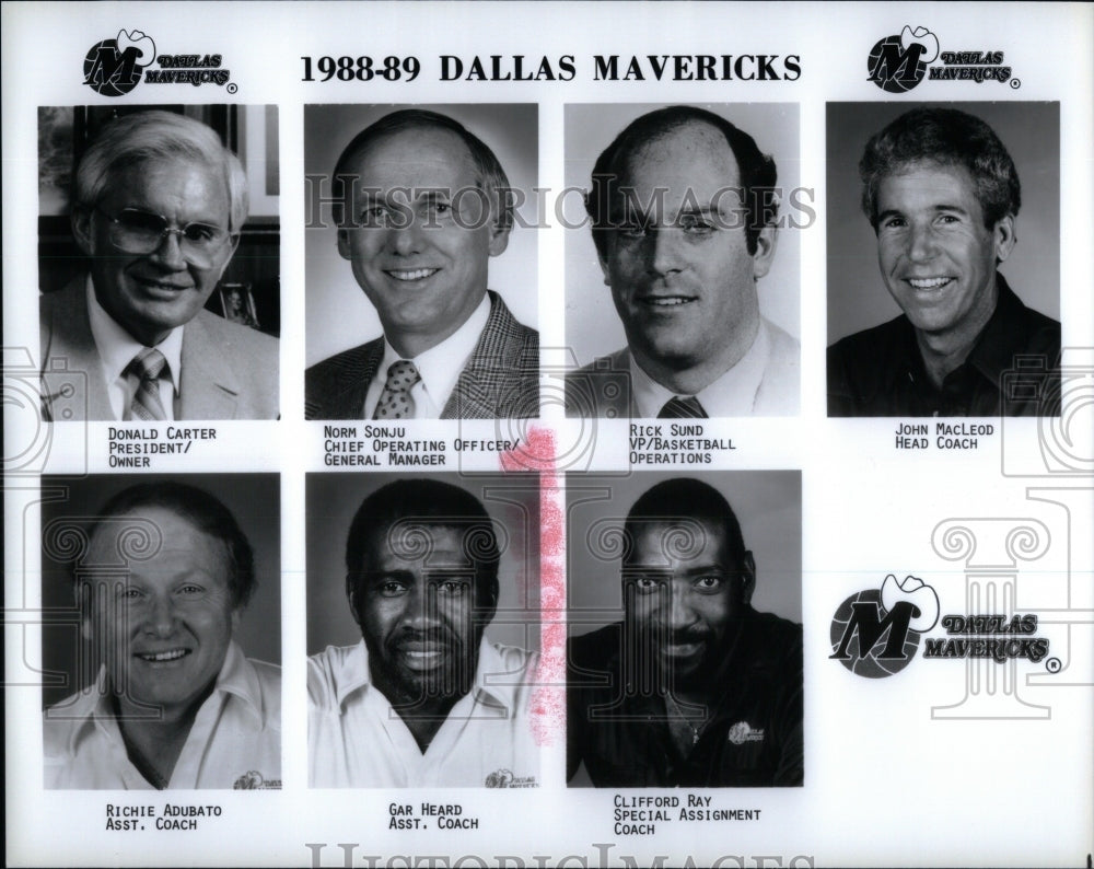 1988 Donald Carter Dallas Mavericks Basket - Historic Images
