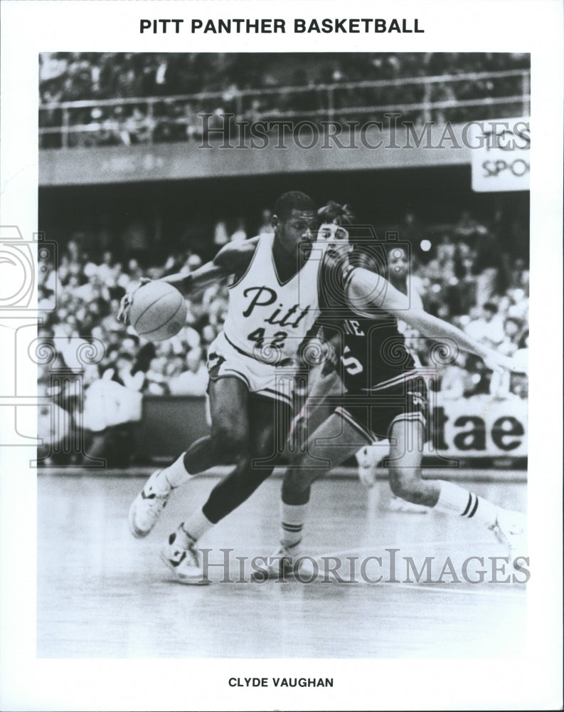Circa 1980s Clyde Vaughn Pitt Basketball - Historic Images