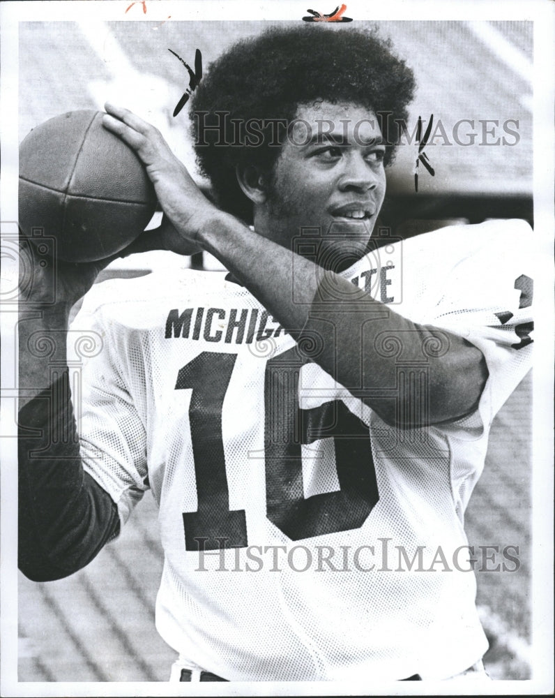 1973 Charlie Baggett Quarterback Michigan - Historic Images