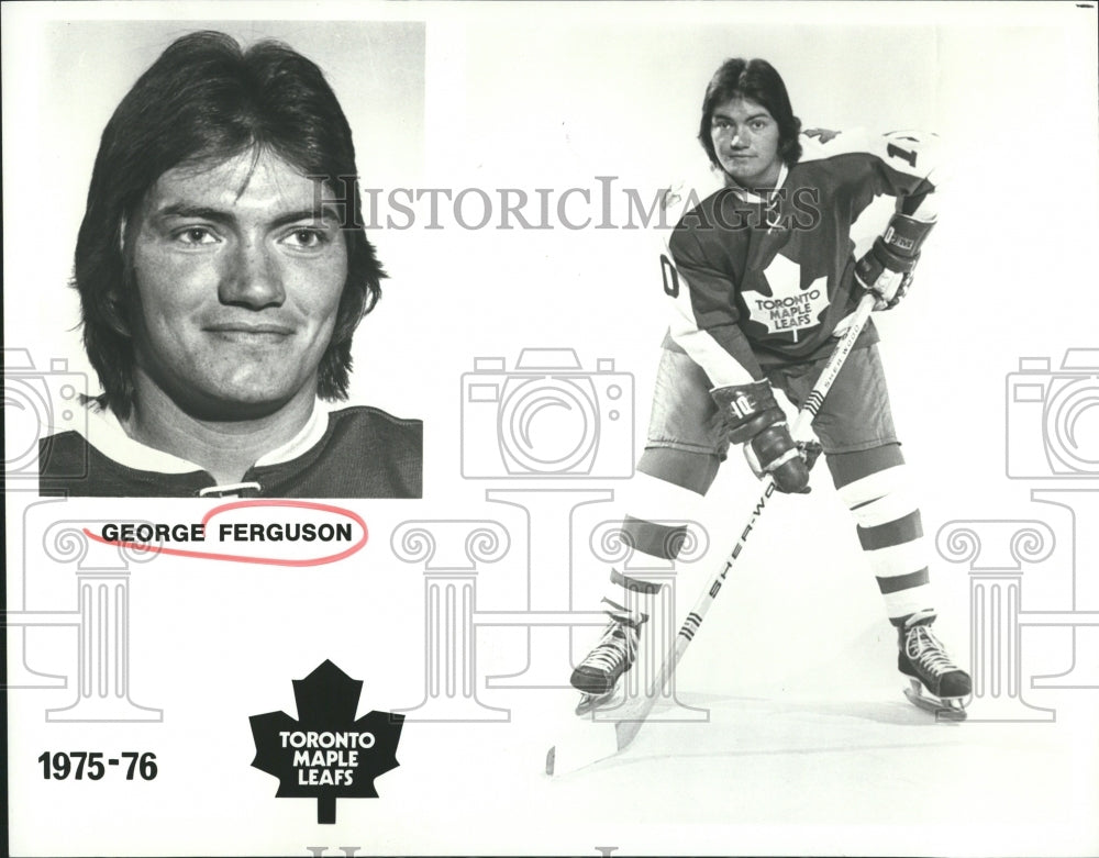 1975 George Ferguson Toronto Maple Leafs - Historic Images