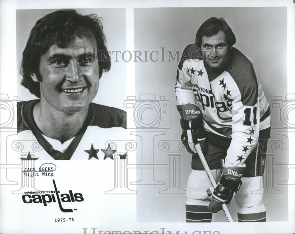 1975 Washington Capitals Right Wing Egers-Historic Images