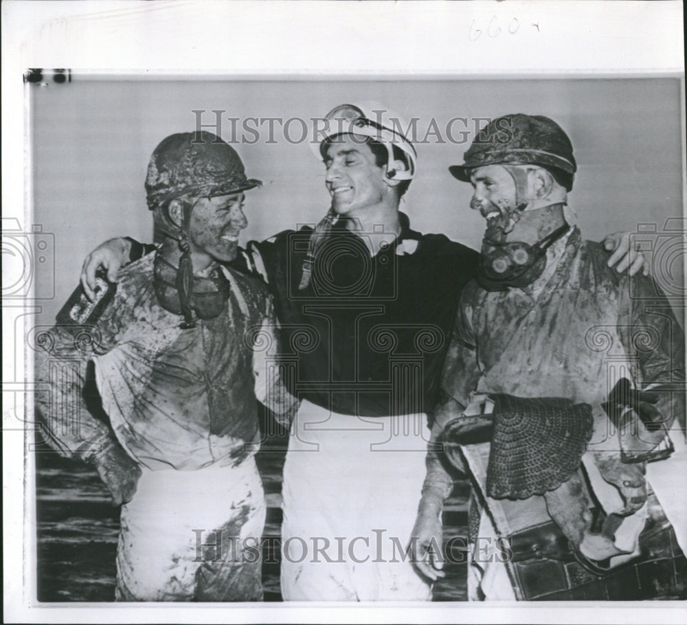 1962 Manmouth Park Jockeys Joe Culmone - Historic Images