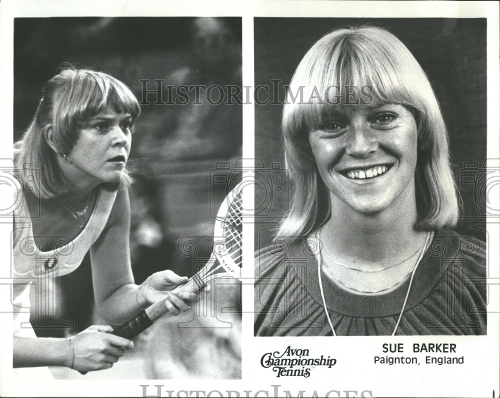 1979 Avon Tennis Champ Sue Barker - Historic Images