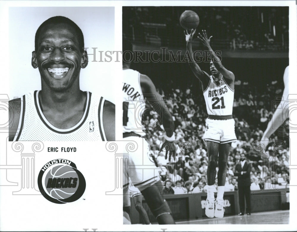 Eric Floyd NBA Houston Rockets-Historic Images