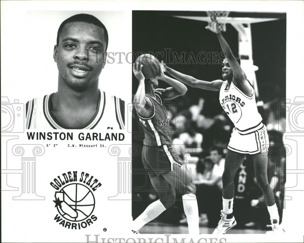 Winston Garland NBA Golden State Warriors - Historic Images