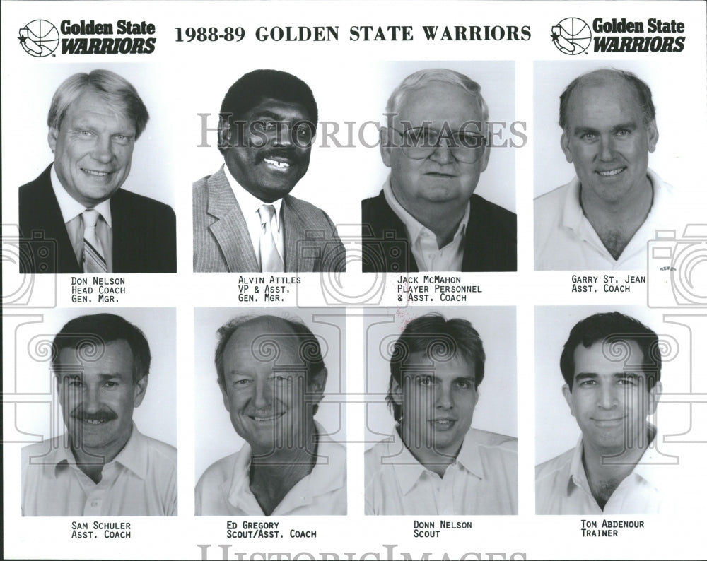 1988 Golden State Warriors NBA Team Photo - Historic Images