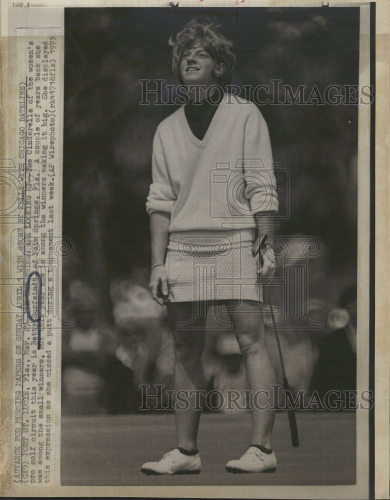 1973 Women Pro Golfer Betty Burfeindt-Historic Images