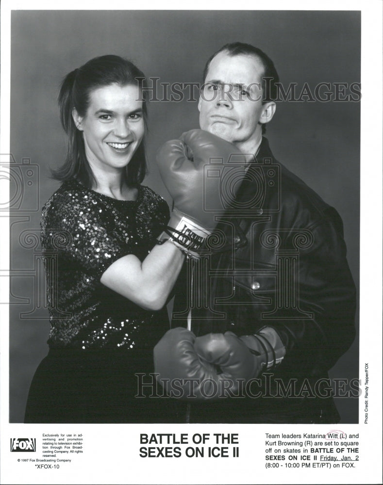 1997 Press Photo Ice Skater Katarina Wilt - RRQ53059 - Historic Images