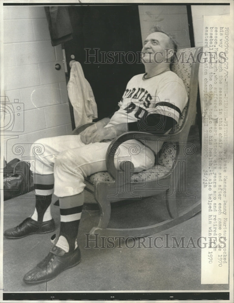 1970 Pittsburgh Pirates Danny Murtaugh game-Historic Images